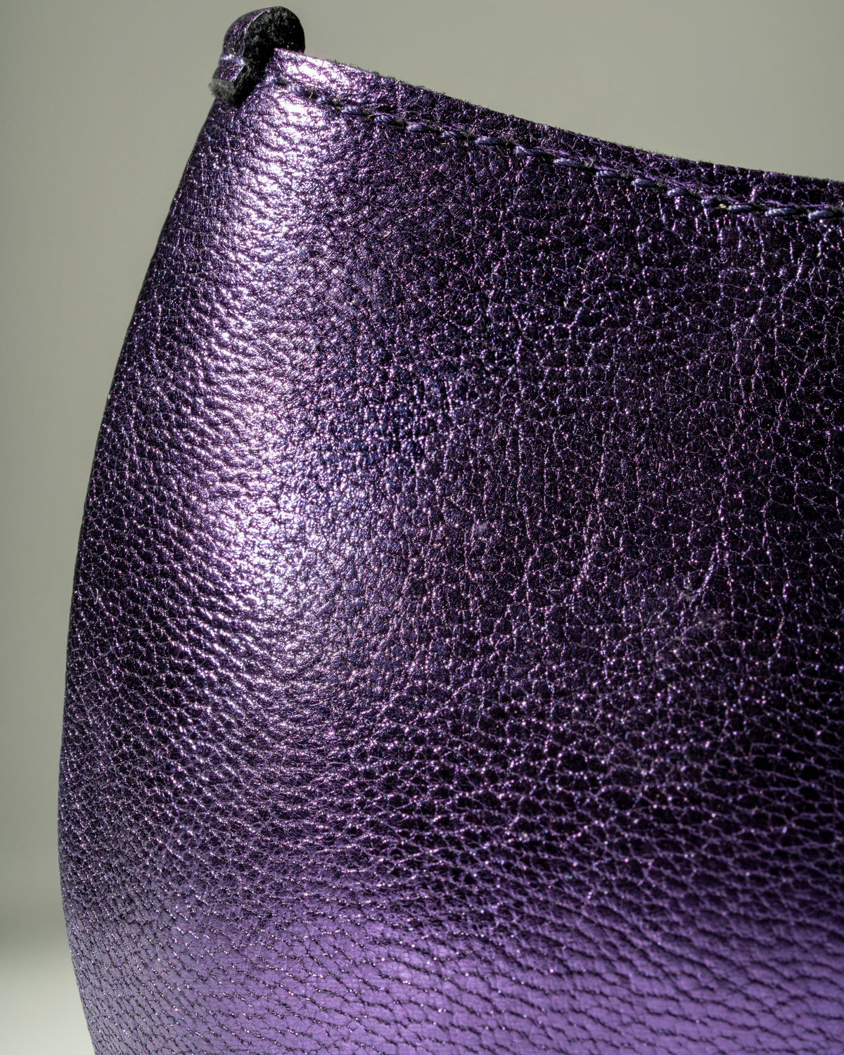 marleys Purple Ava Derby, cut-out detail