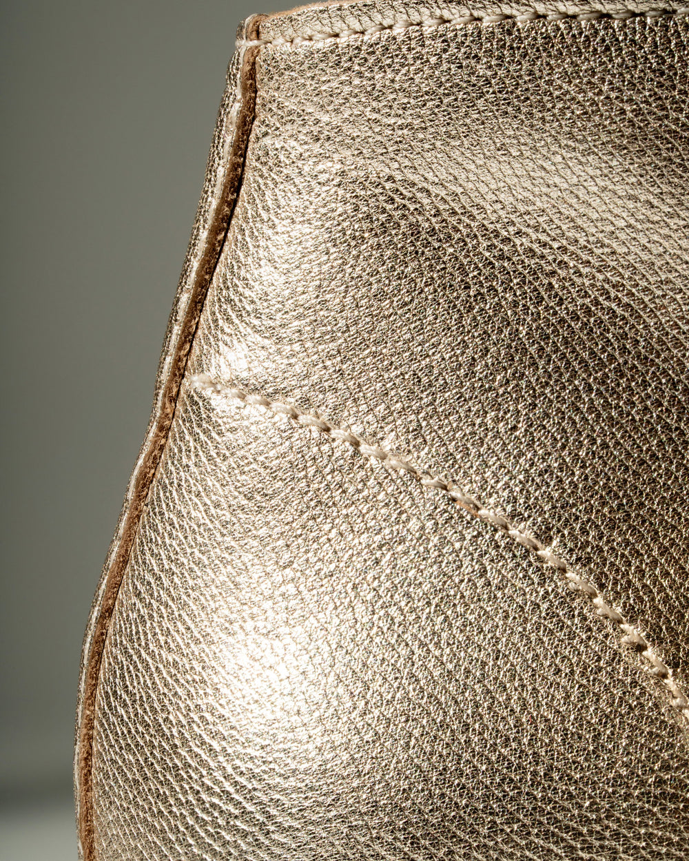 Platinum Cat Desert Boot, leather detail