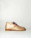 Brushed Gold Cat Desert Boot, side view