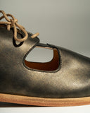 Juniper Ava Derby, leather and cut-out close-up