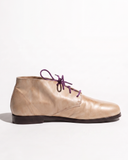 Brushed Gold Cat Desert Boot, side view